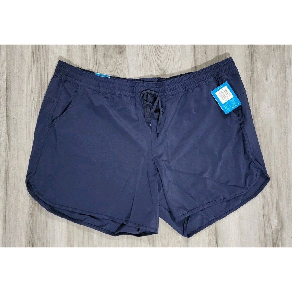NWT Columbia Omni Shade Women’s Shorts 3X Navy Blue 6" Inseam